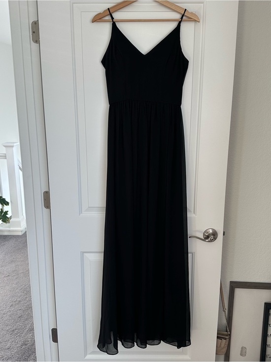 Jodi Kristopher Dresses & Skirts - Jodi Kristopher Black Spaghetti-Strap Maxi Dress